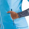 Varm damejakke Sportful Rythmo W Puffy 2024 blue aquarius